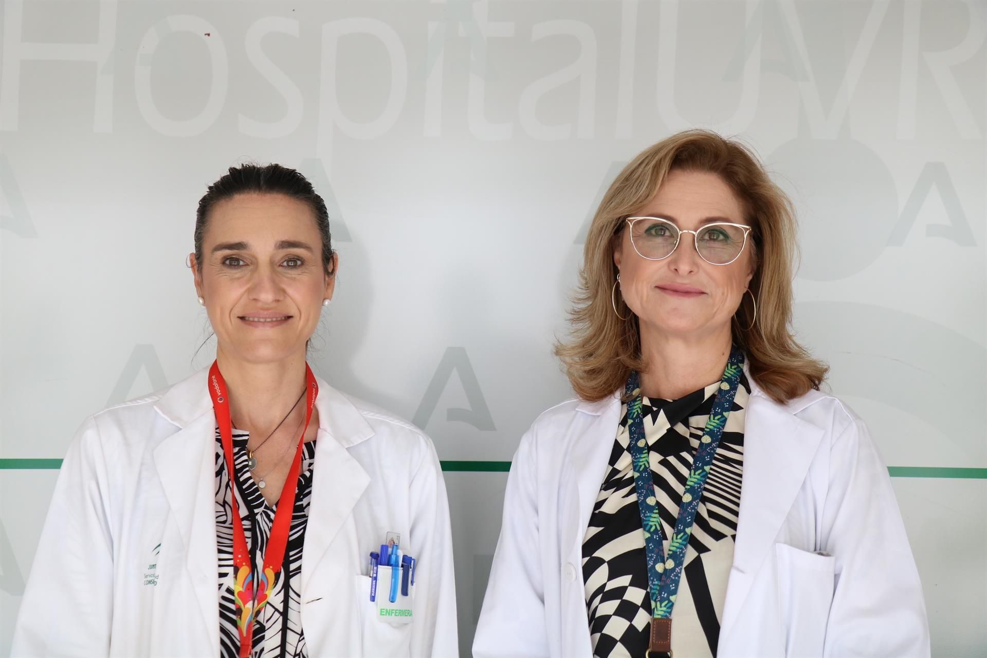 Carmen Alcudia y Milagros de la Calle, sanitarias del Hospital Virgen del Rocío.