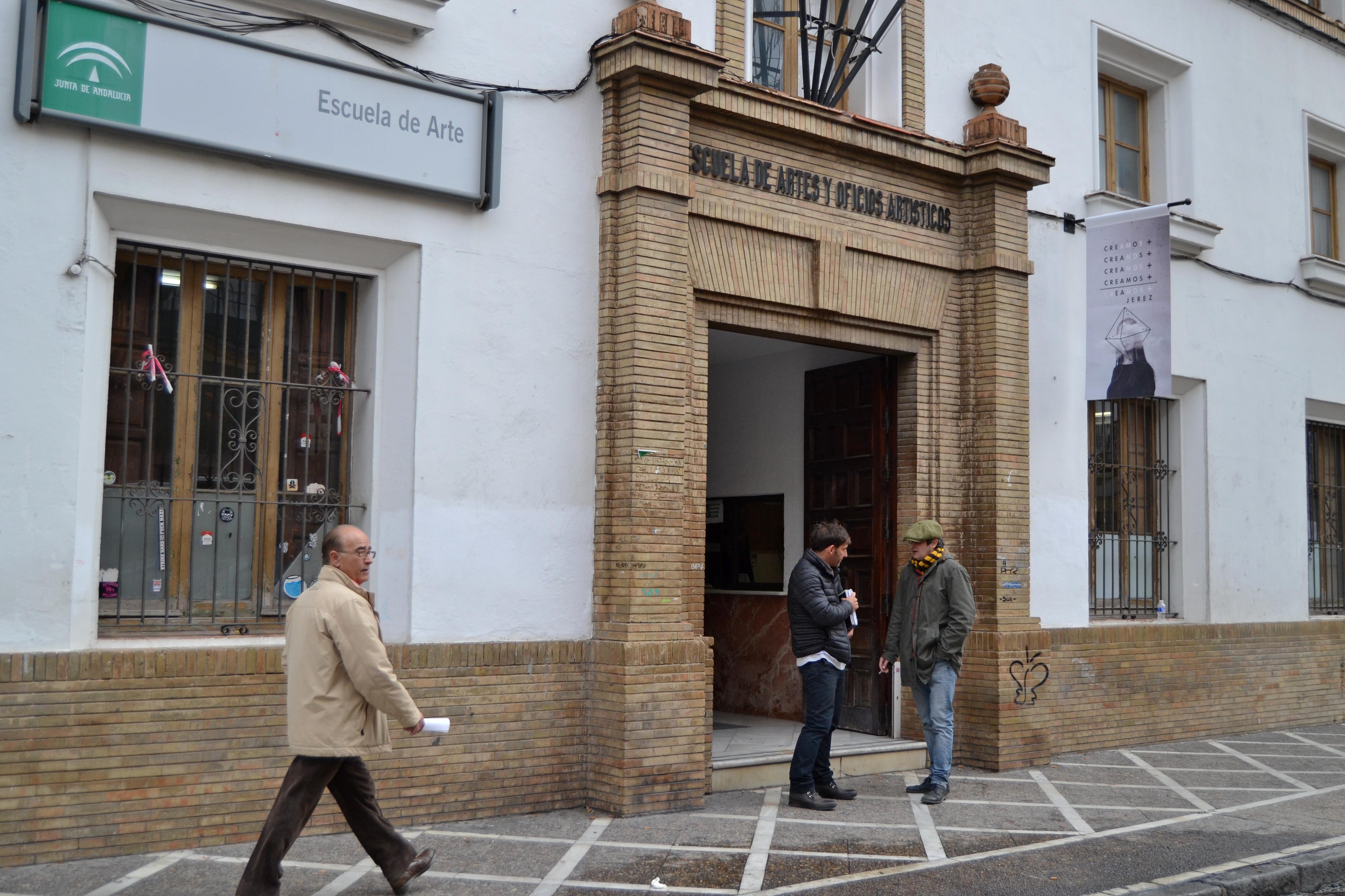 Escuela de Arte de Jerez en una fotografía de archivo. Foto: Claudia González Romero.