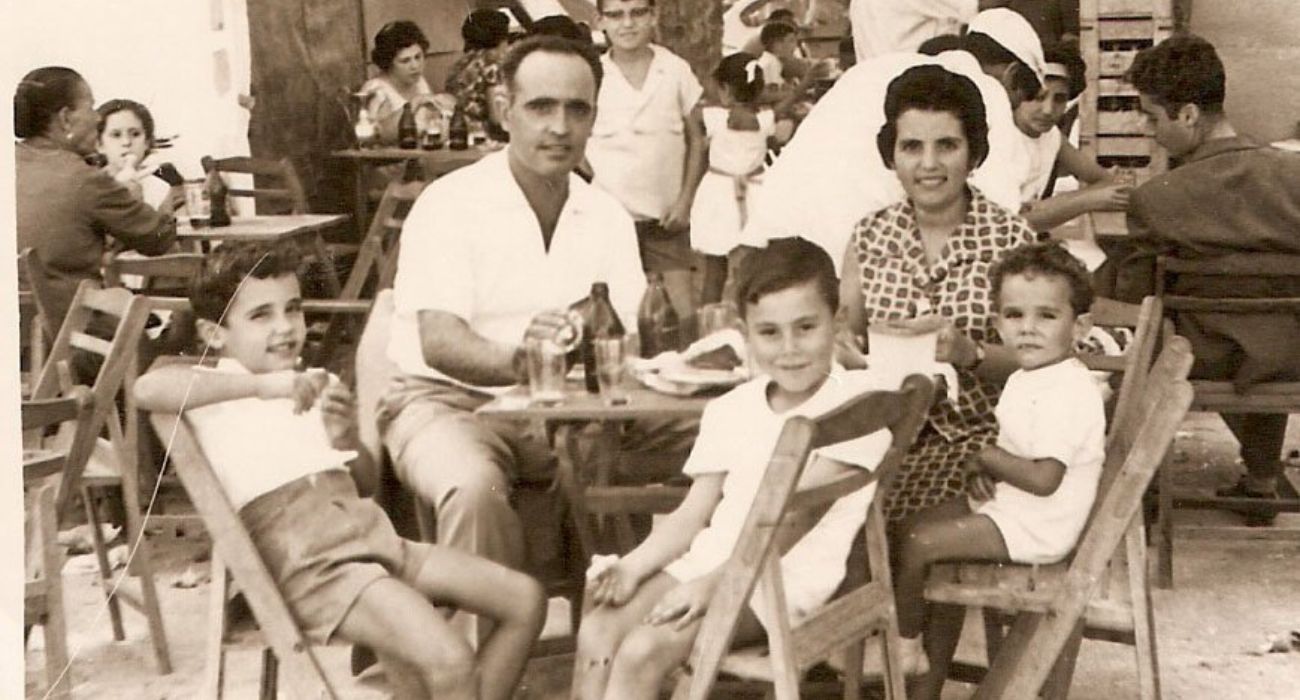 Una imagen de la Feria del Caballo hace 60 años.