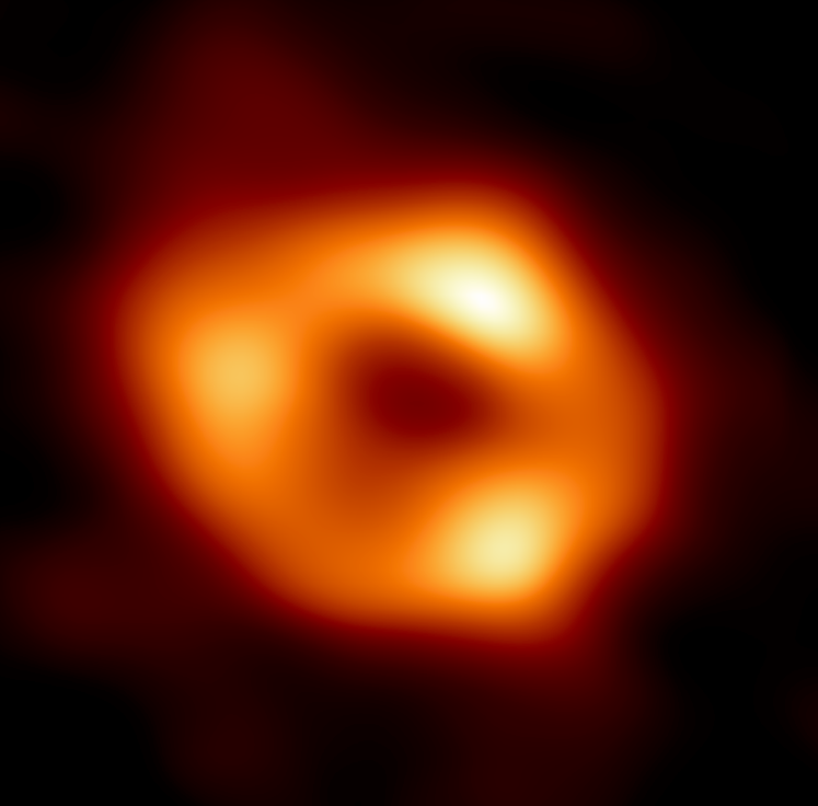 Una foto de un agujero negro de archivo. 