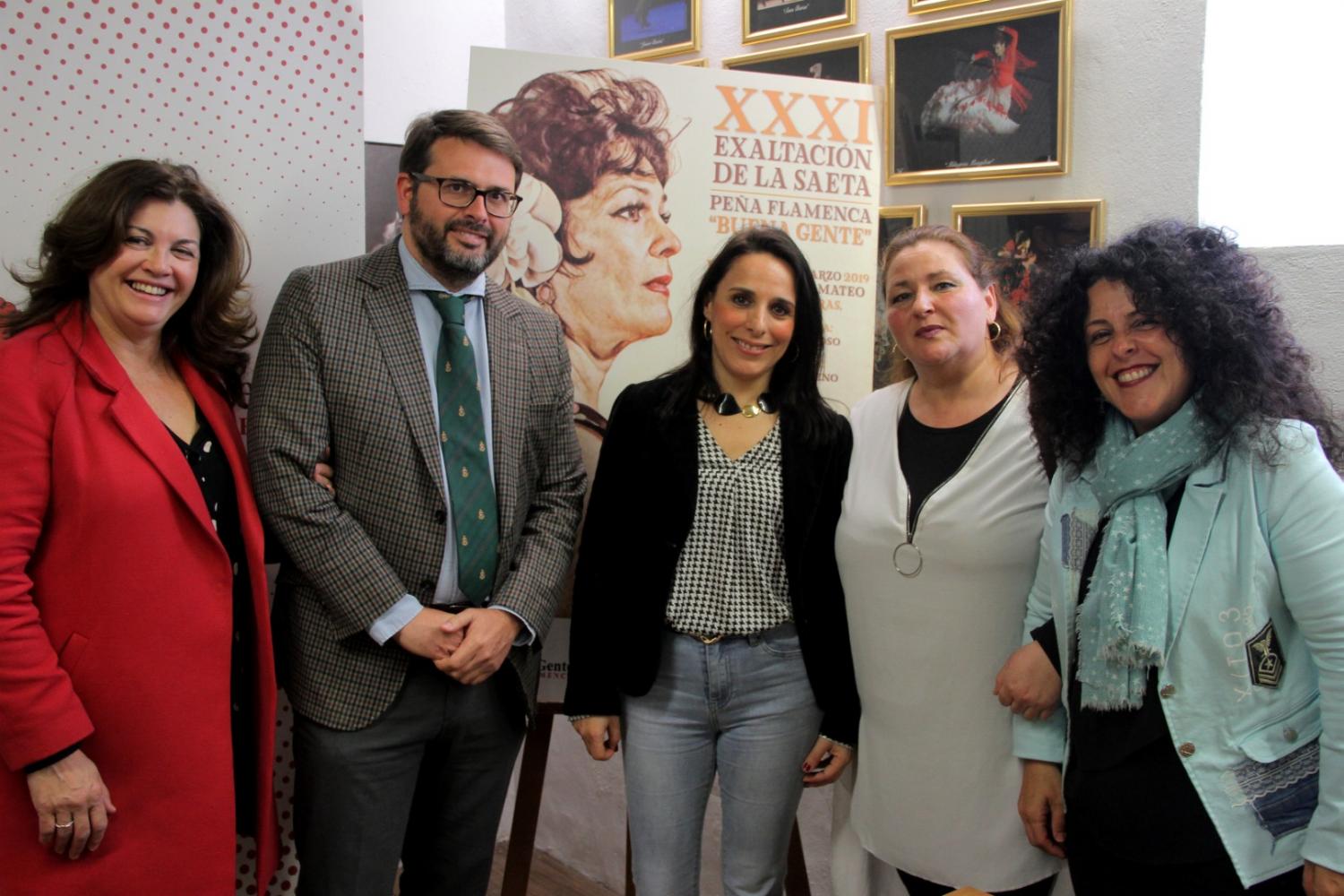 La presentación de los eventos de la Peña Flamenca Buena Gente en Cuaresma.