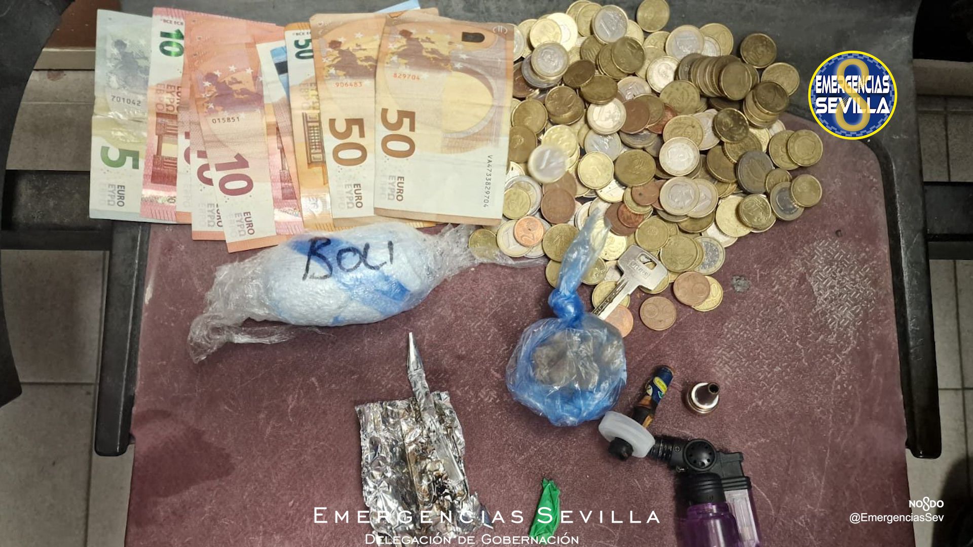 Detienen a dos hombres en Sevilla con casi 15.000 euros en droga en los genitales