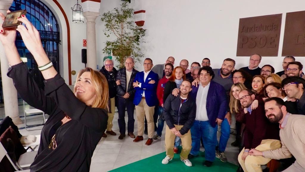 Susana Díaz, en una imagen de su cuenta de Twitter.