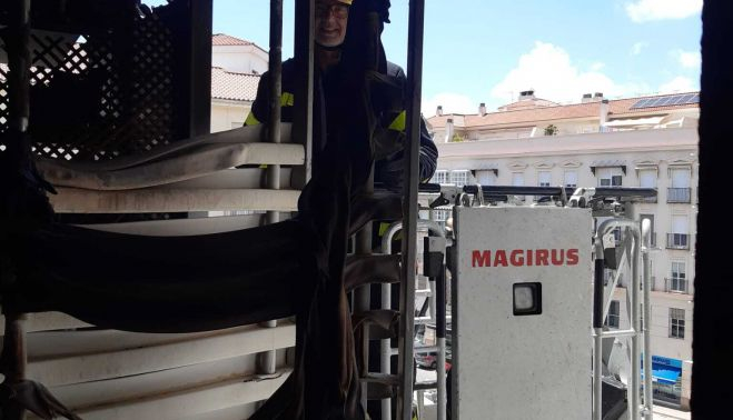 Actuación de Bomberos Jerez.