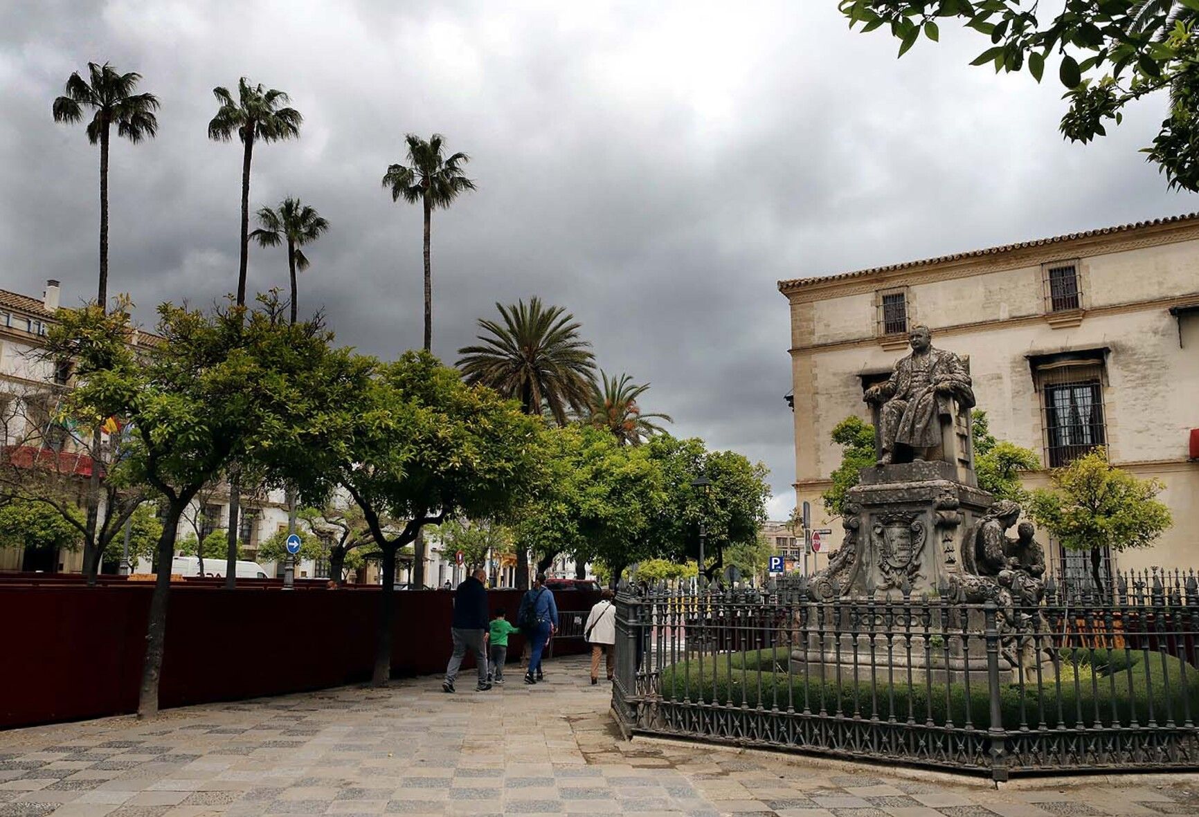 La plaza Marqués de Domecq, en Jerez, en una imagen de archivo.