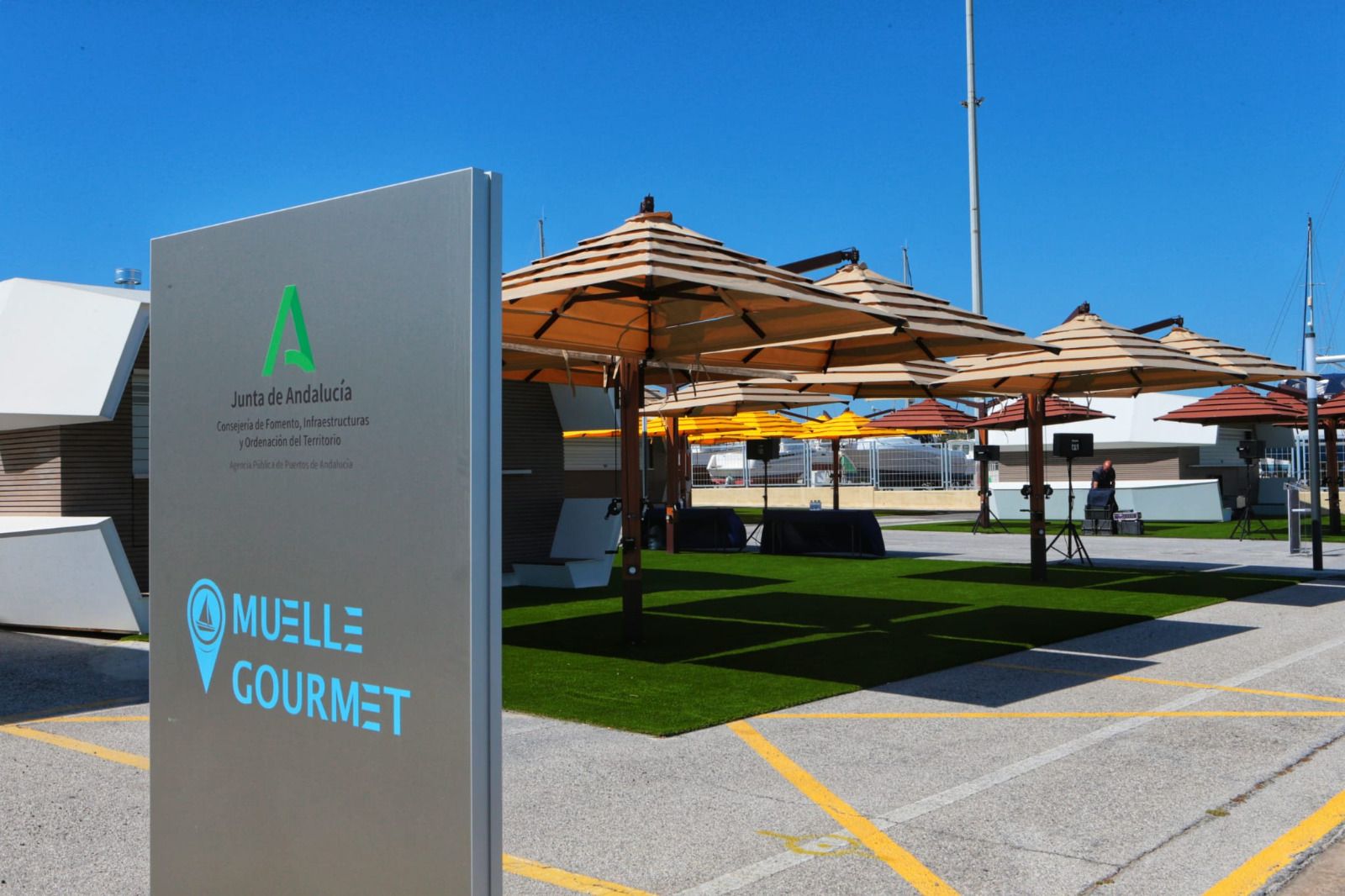 Imagen de archivo de un muelle gourmet.