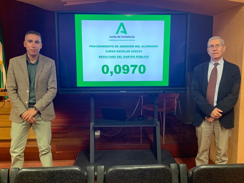 El número 0,0970 resolverá los casos de empate para entrar en los colegios de Andalucía
