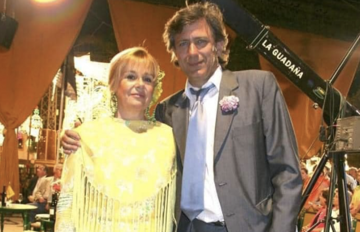Anabel Padilla, junto a Pedro Rollán.