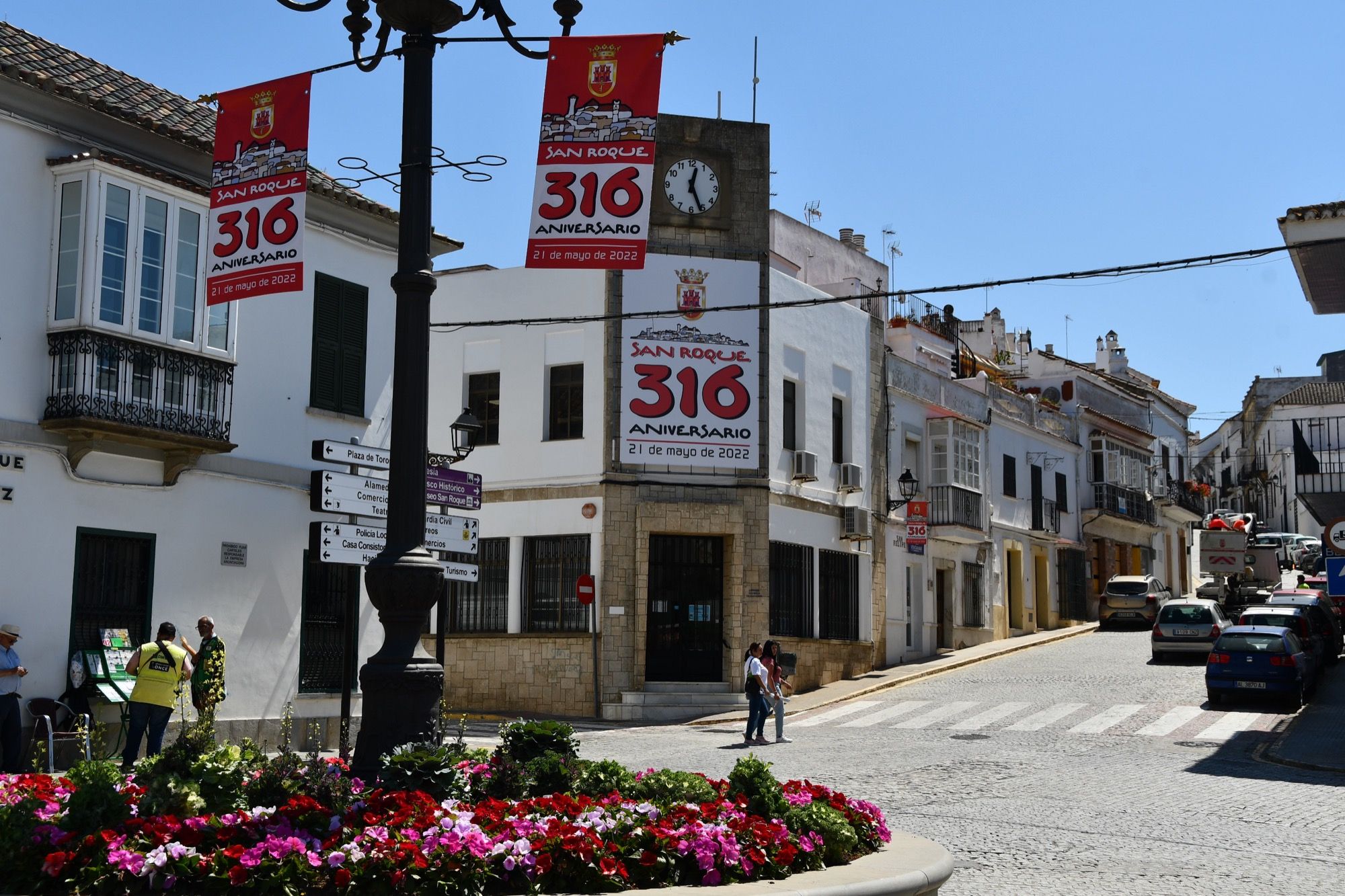 San Roque se engalana para celebrar sus 316 años.