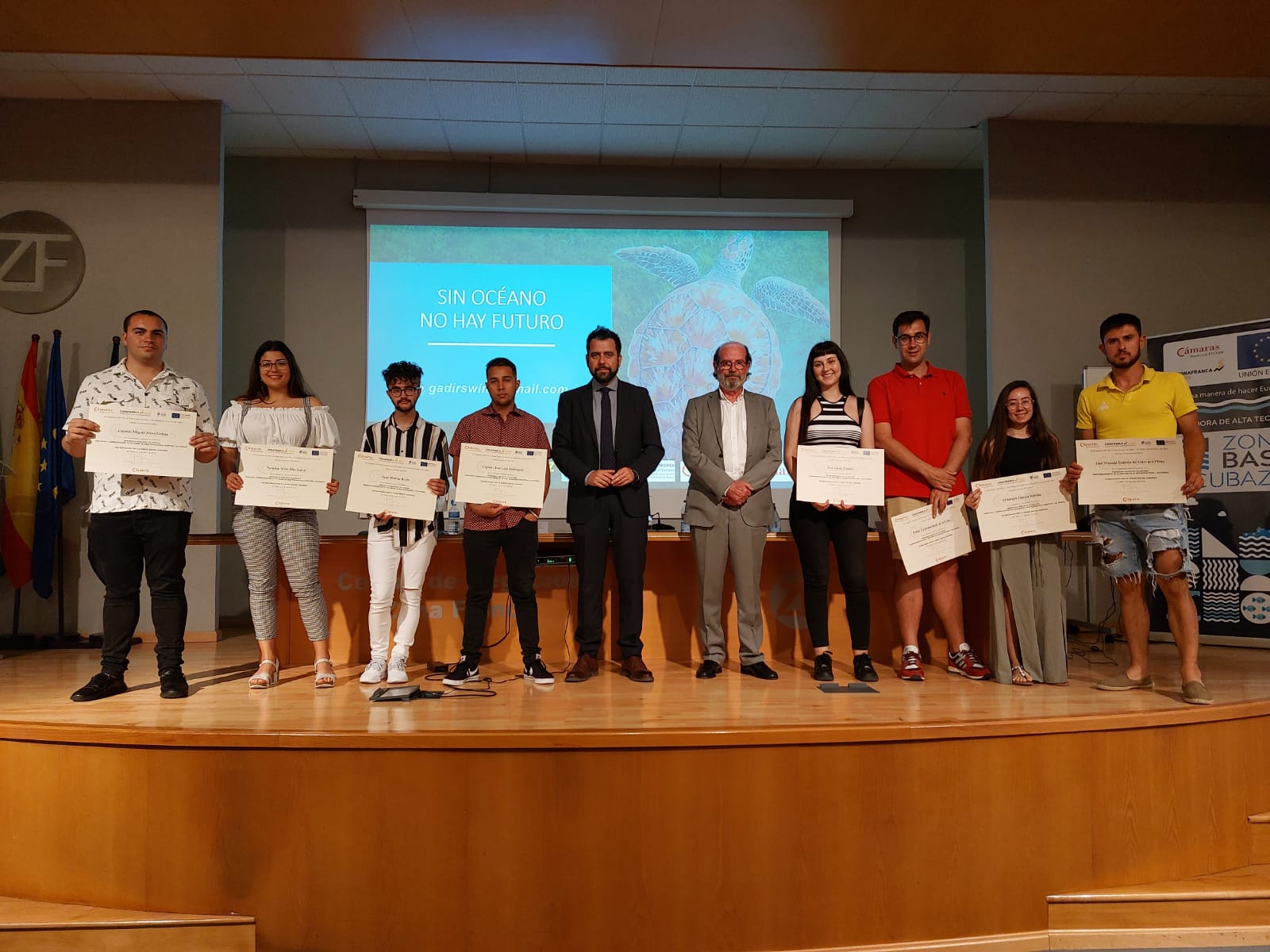 Zona Franca e INCYDE clausuran sus programas formativos en el Sector Marítimo y Biotecnología