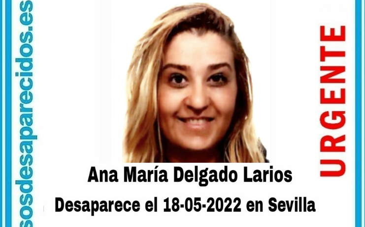Ana María Delgado, desaparecida en Sevilla. 