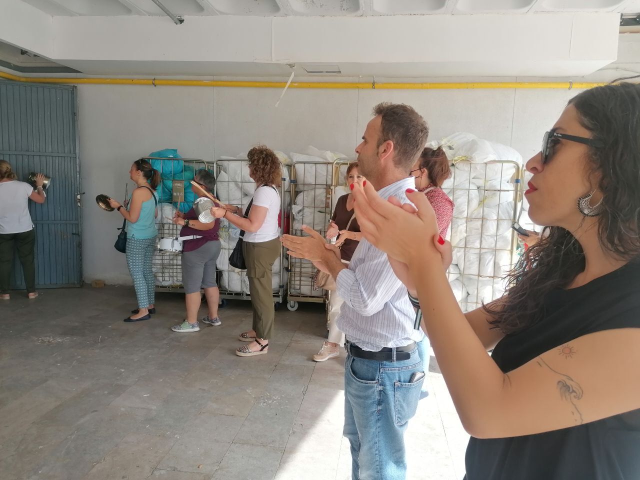 Adelante Andalucía limpadoras de Puerto Real