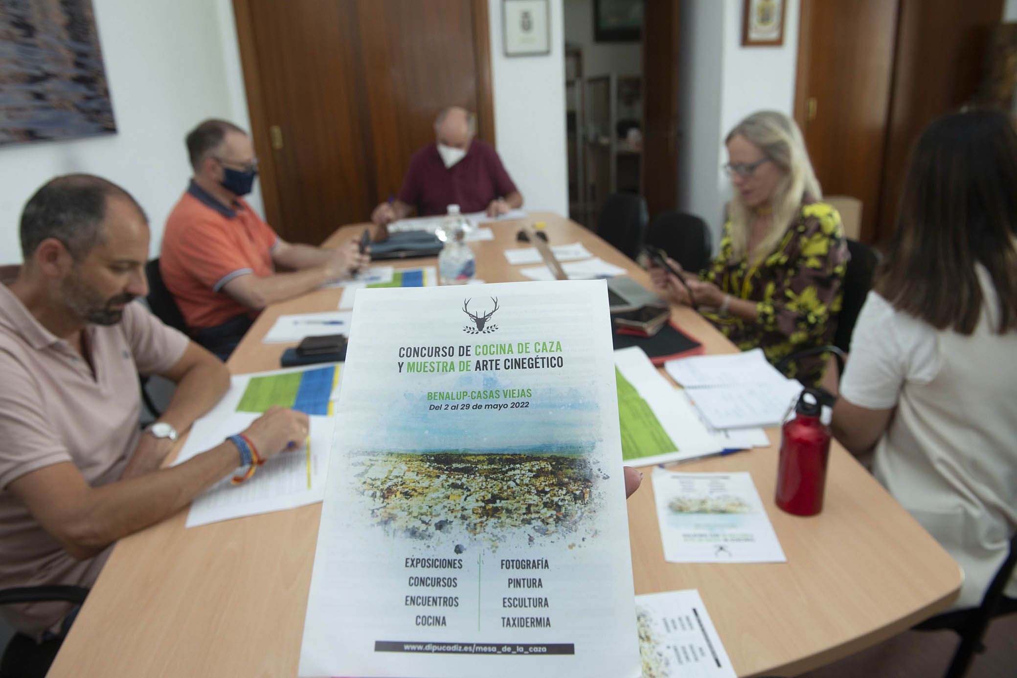 Reunión del jurado del I Concurso Provincial de Cocina de Caza.