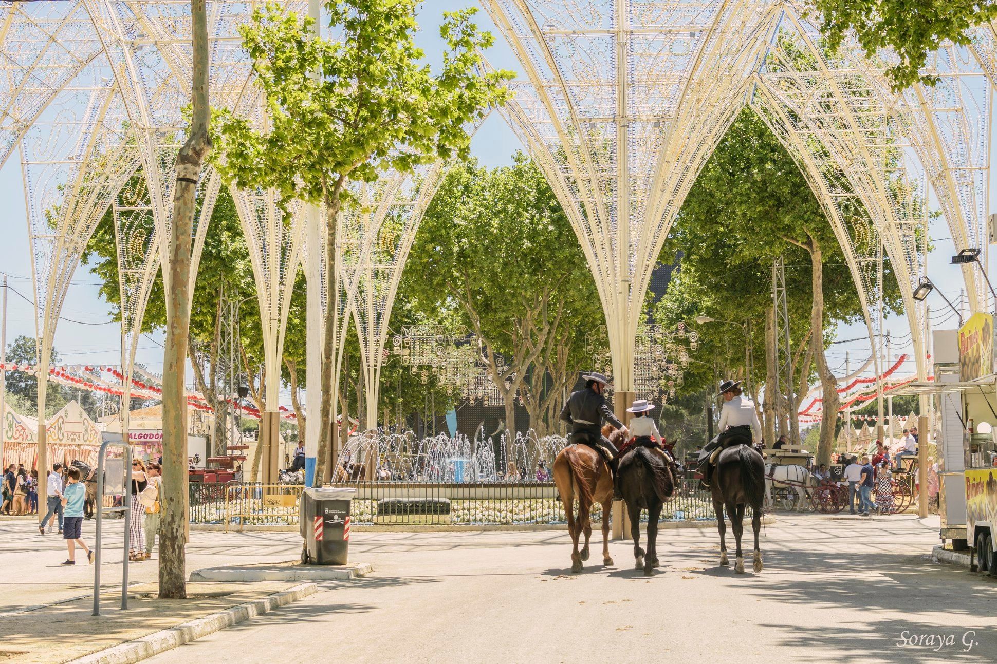Feria de El Puerto en una edición pasada. FACEBOOK