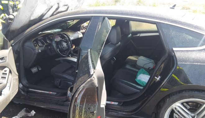 El interior del vehículo no ha sufrido ningún daño.