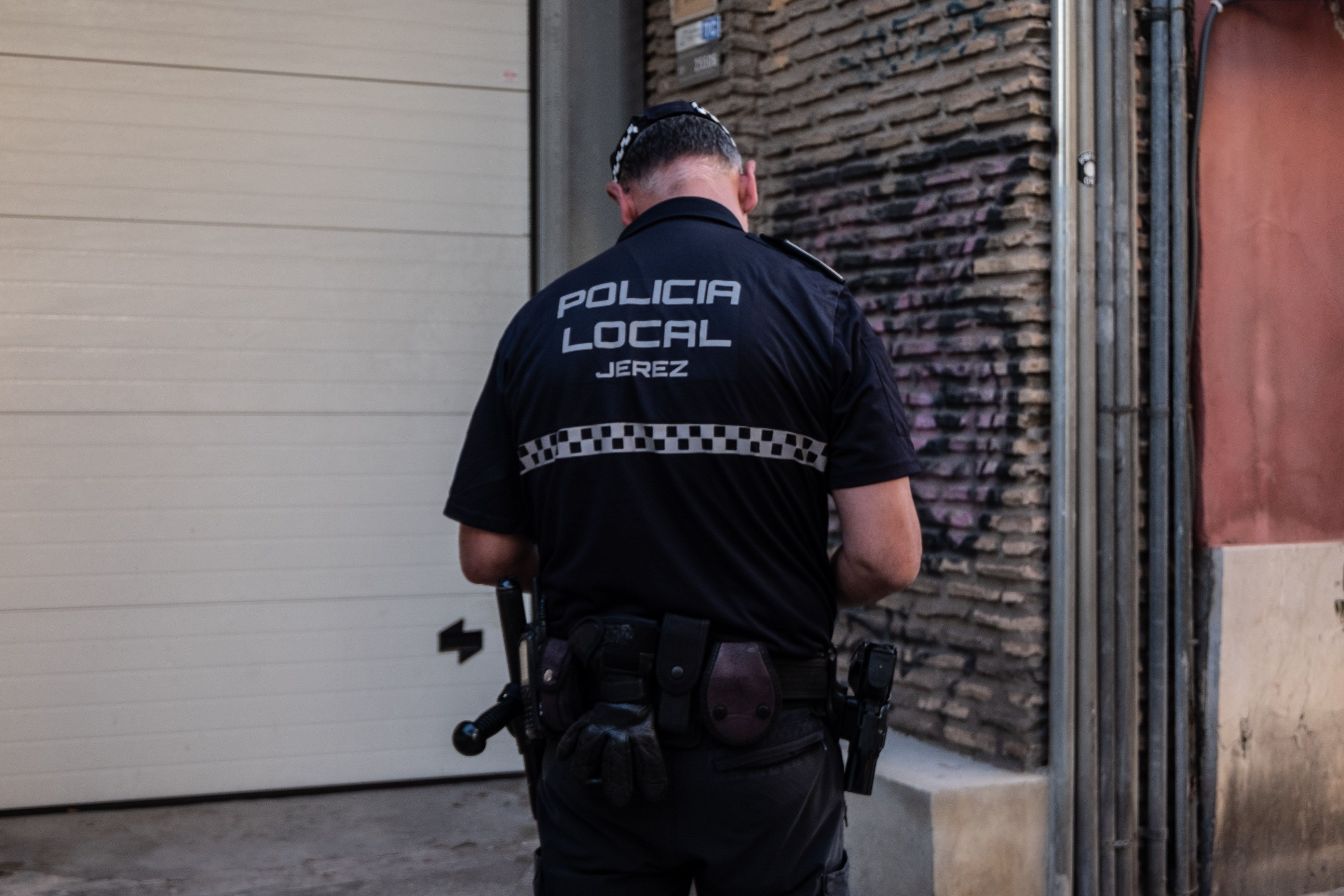Un agente de Policía Local de Jerez.