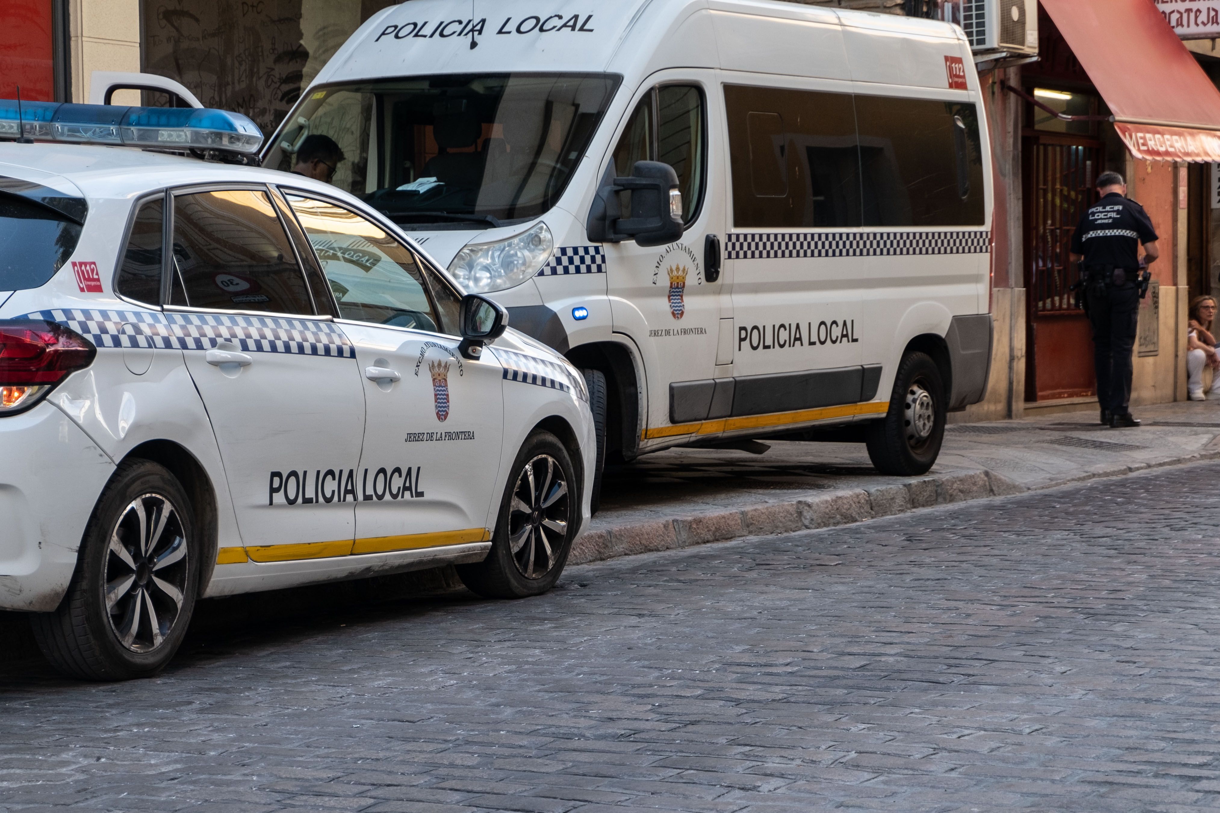 Vehículos de Policía Local de Jerez.