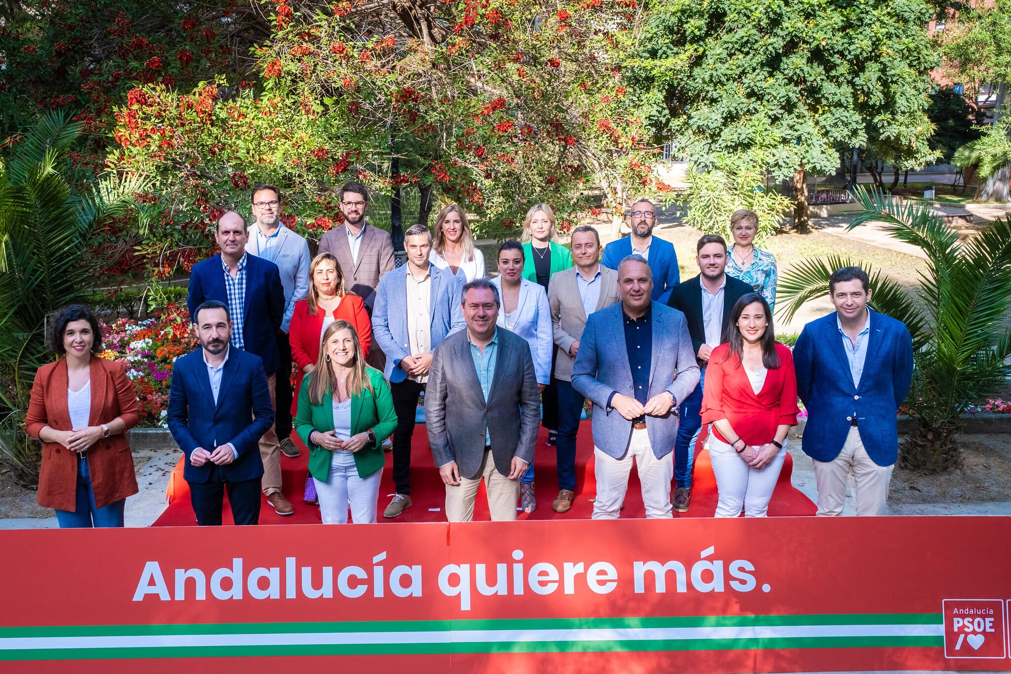 Integrantes de la lista del PSOE al Parlamento andaluz por la provincia de Cádiz.
