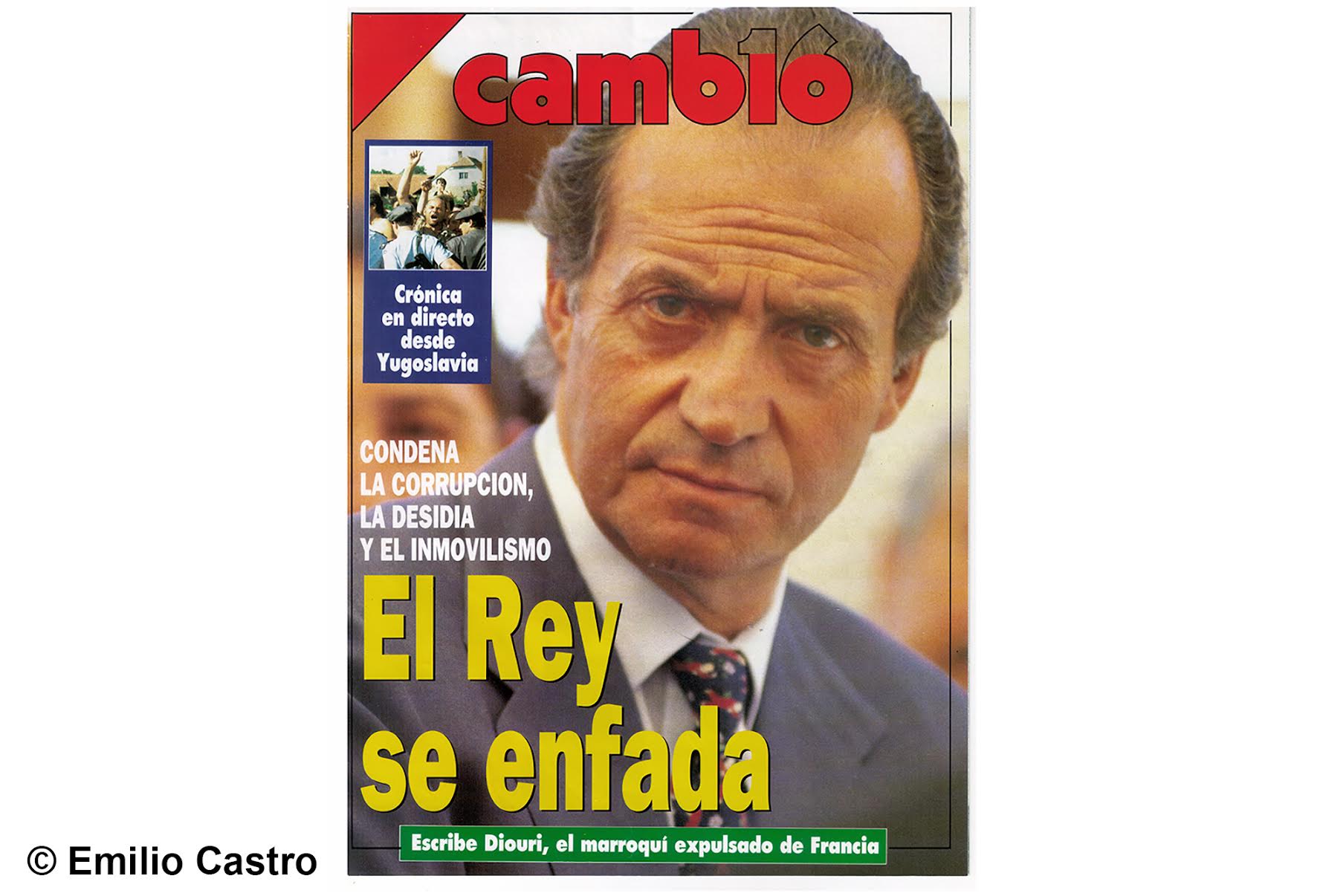 Portada del rey Juan Carlos en Cambio 16.