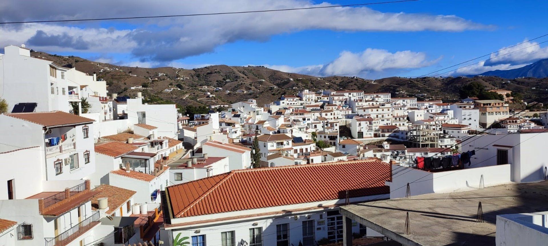 Vista de Almáchar, en una imagen de archivo de Canal Málaga RTV.