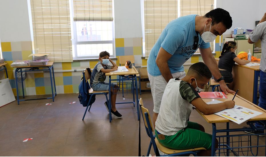 Clase de refuerzo educativo estival, en una imagen de archivo.