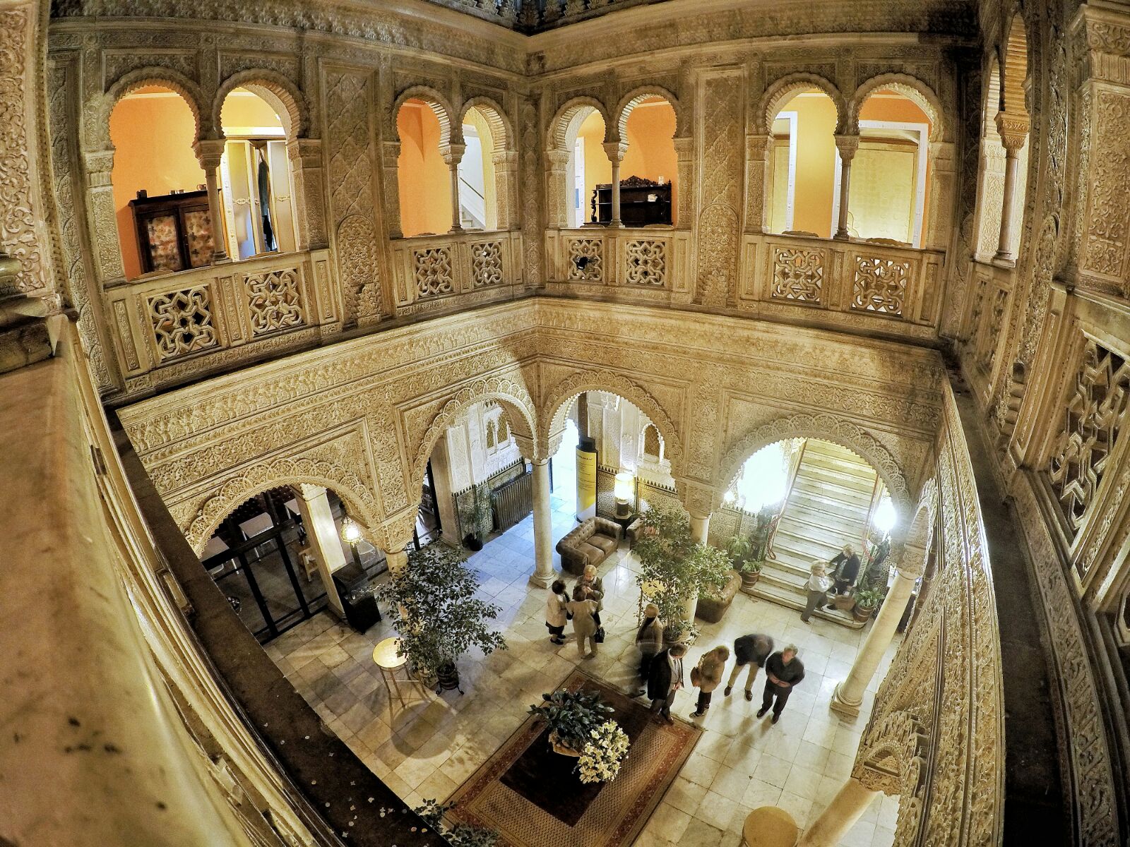 Imagen del interior del Casino Gaditano.