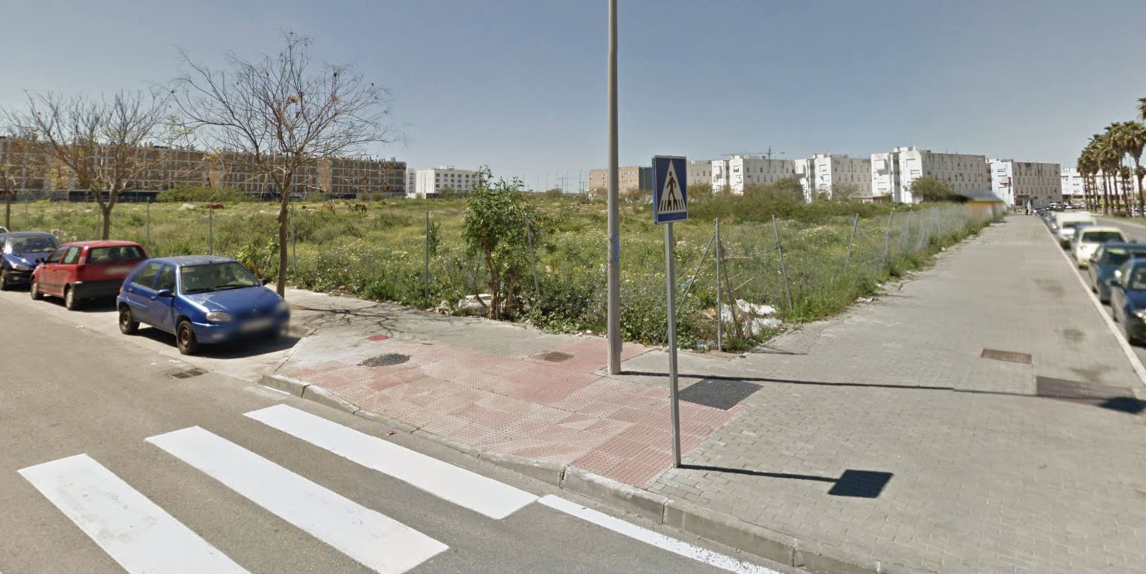 Parcela en avenida Puerta del Sur, en una imagen de Google Maps. 