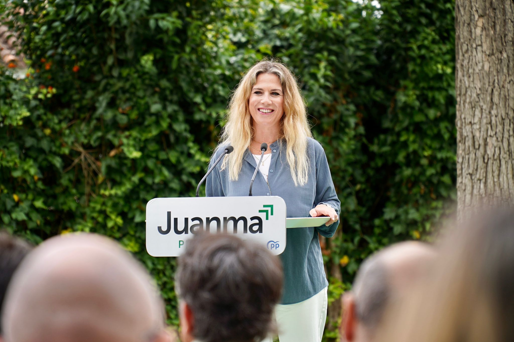 Ana Mestre, número 1 del PP en Cádiz, durante el acto.