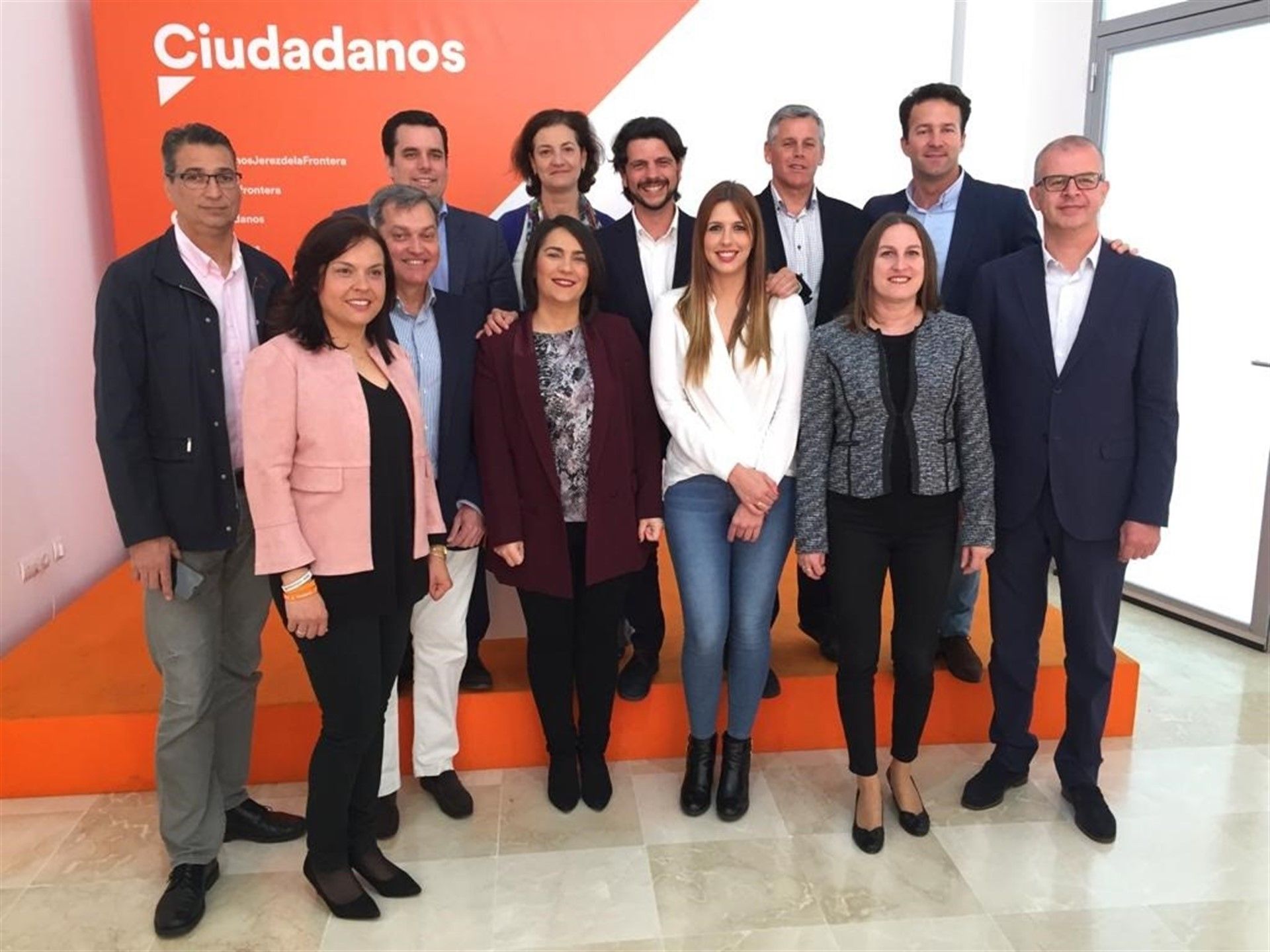 Candidatos de Ciudadanos por Cádiz el 28A.