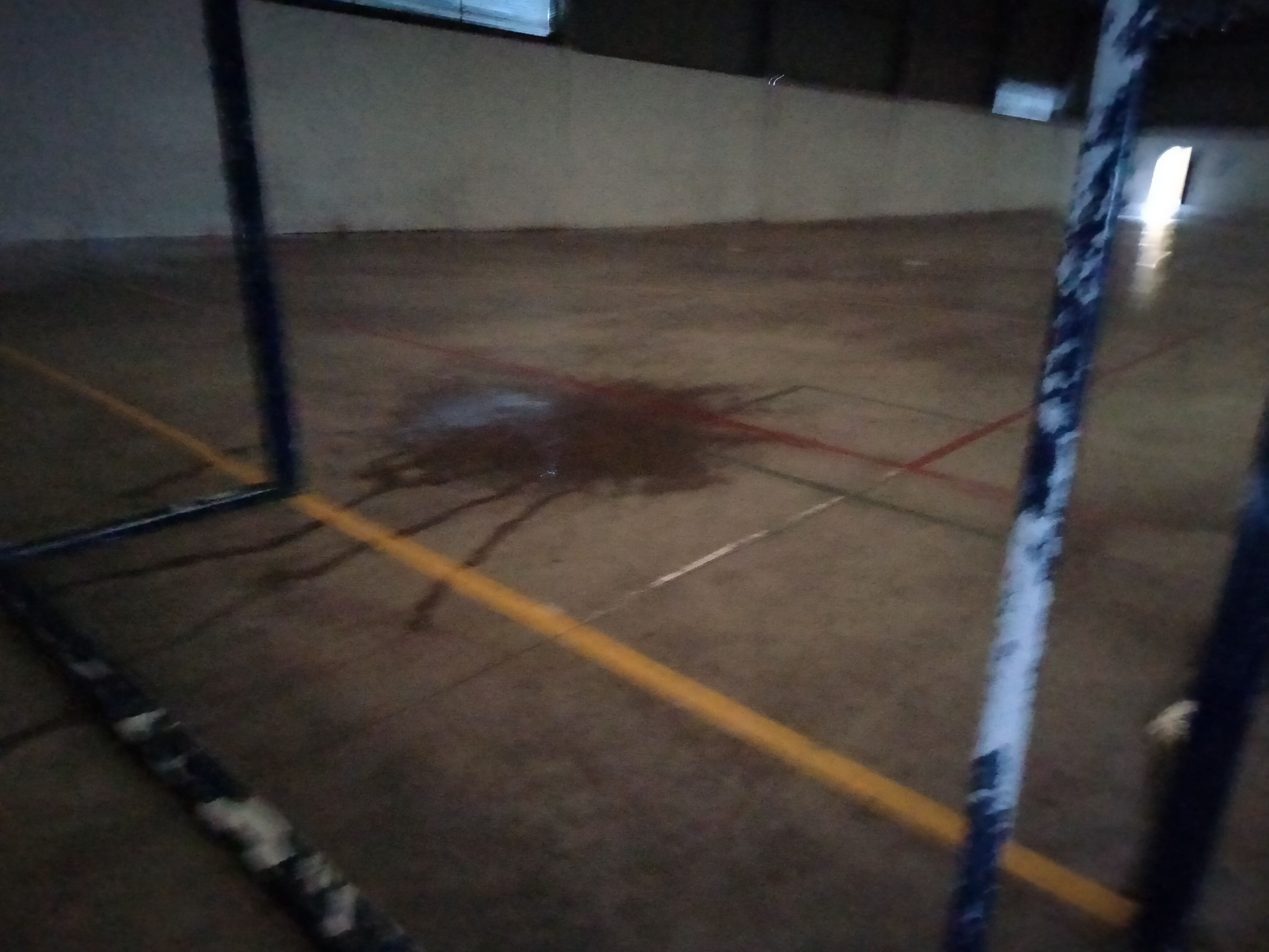 El estado del pabellón del CEIP Caetaria