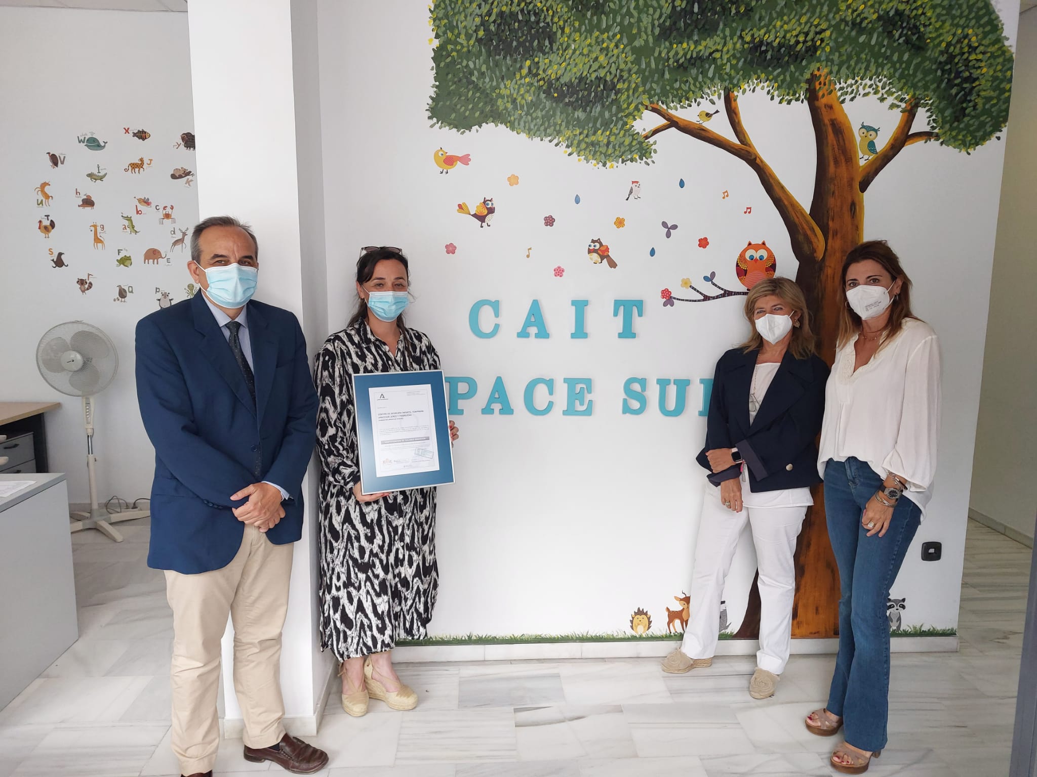 Upacesur Jerez y Trebujena reciben la certificación de calidad para su centro de atención infantil temprana 