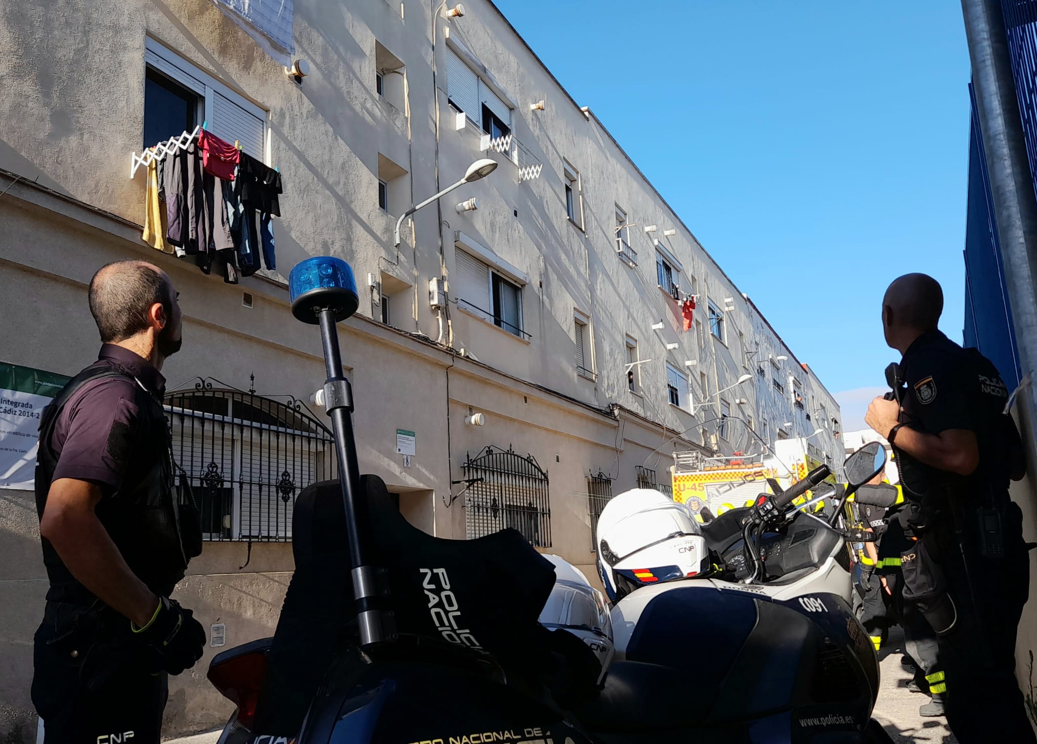 Agentes de la Policía Nacional en La Asunción, en una imagen de archivo.