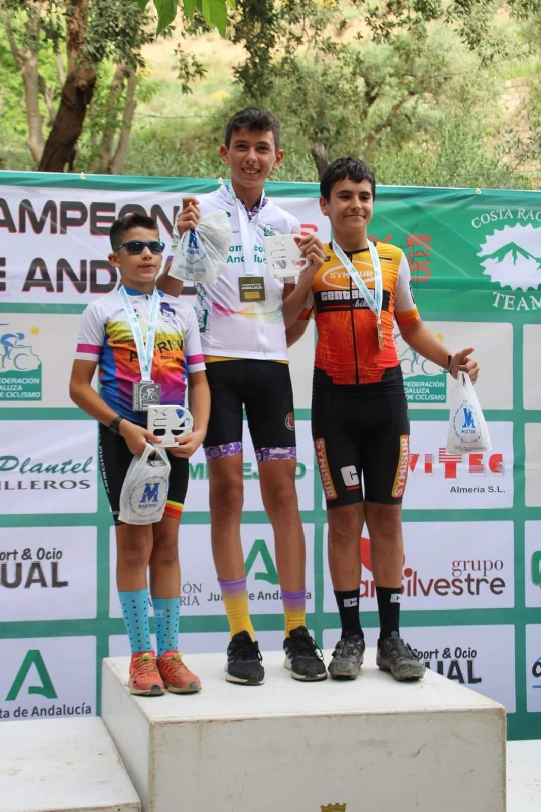 Erik Delgado, primera posición y campeón de Andalucía en categoría alevín