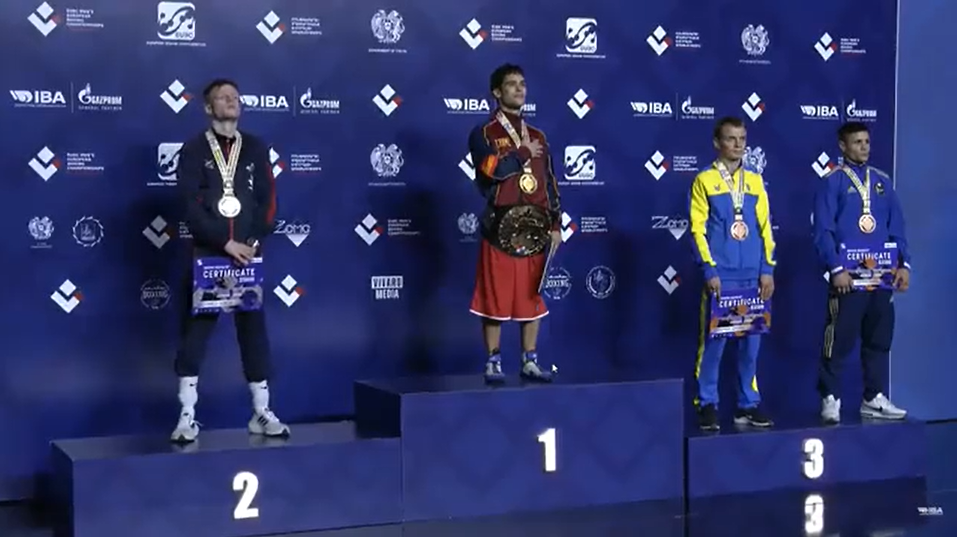 Martín Molina, campeón de Europa de Boxeo.