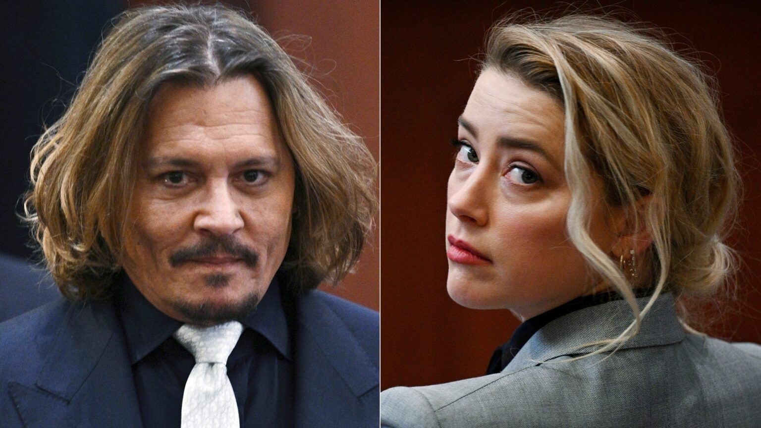 Johnny Depp y Amber Heard enfrentados.