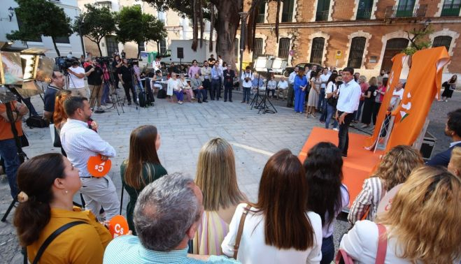 Acto de inicio de campaña del 19J celebrado por Cs en Jerez.