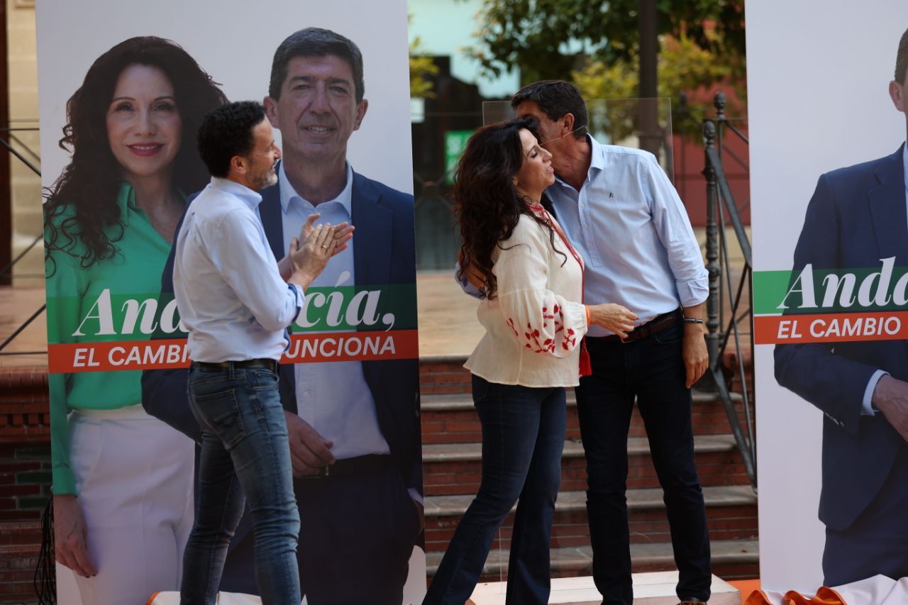 Rocío Ruiz con Marín en la presentación de la campaña de Ciudadanos.
