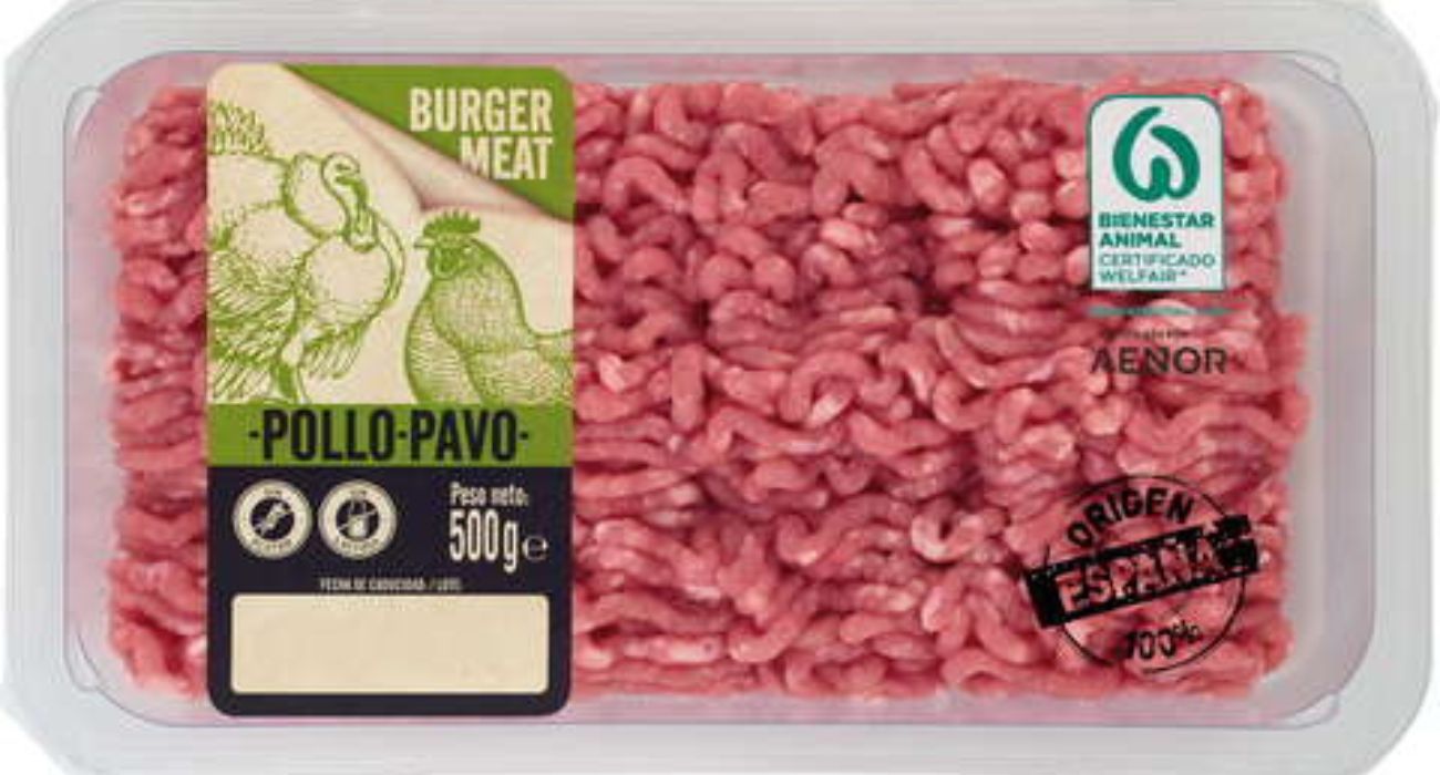 La carne envasada que se vende en Lidl.