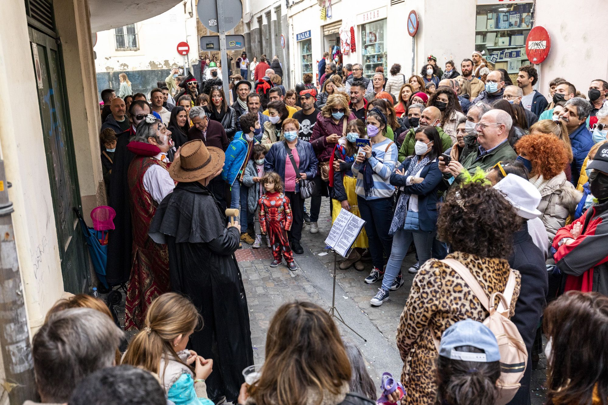 Carnaval de Cádiz en la calle, el pasado mes de febrero.