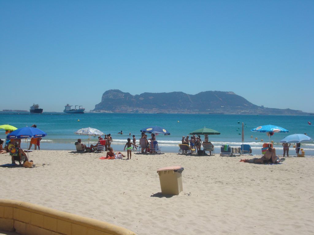 La playa de El Rinconcillo de Algeciras en una fotografía de archivo.