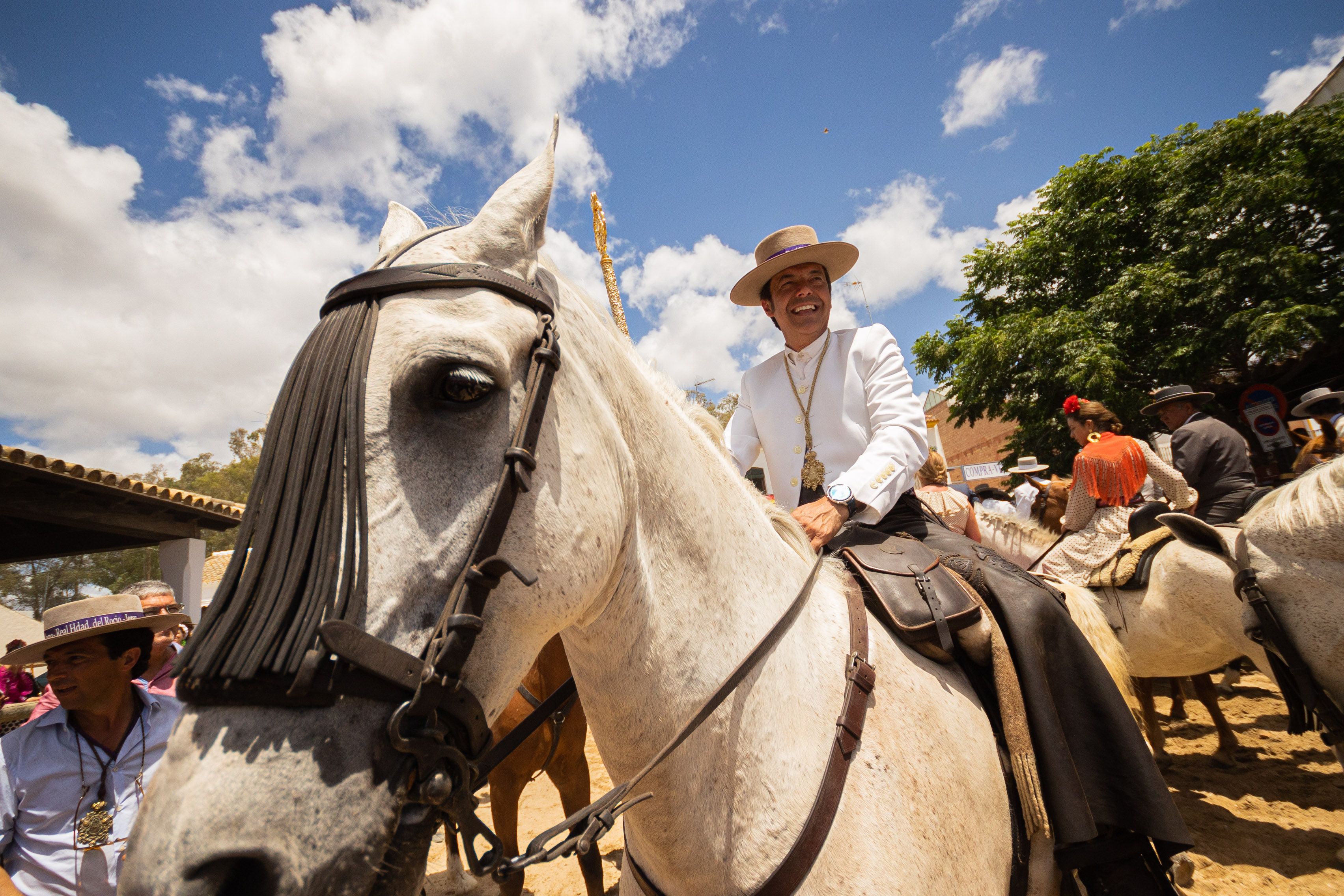 El hermano mayor, Joaquín Vallejo, el pasado sábado durante la presentación de Jerez.