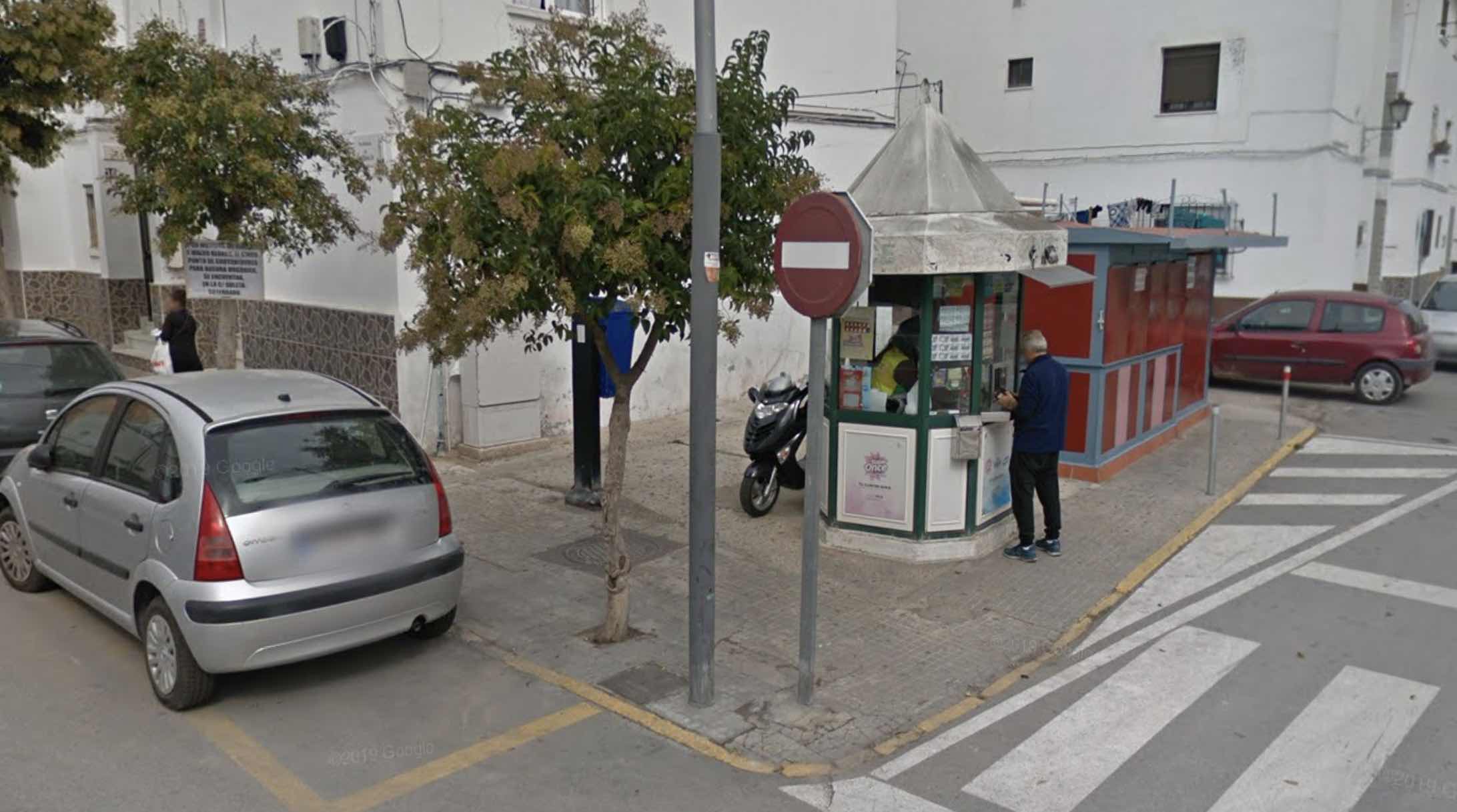 Barriada de Blas Infante, Barbate, en una imagen de Google Maps.