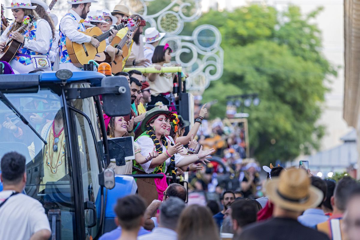 Un carrusel de coros en el carnaval de Cádiz, en una imagen de ediciones anteriores.