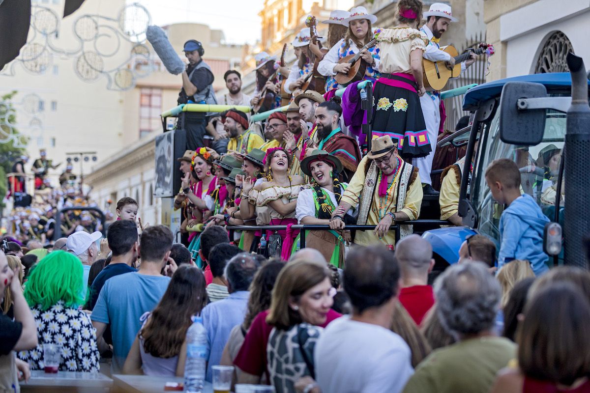 Domingo de coros del Carnaval de Cádiz en verano.