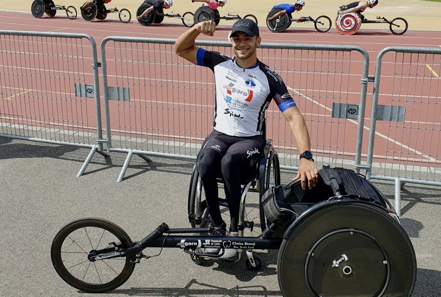 El Chiclanero José Manuel Quintana batió el récord de España de 200 metros de atletismo en silla.