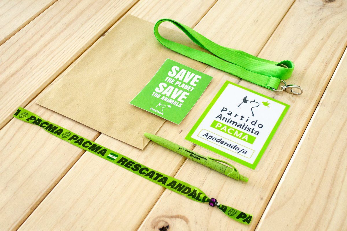 Imagen de Pacma para las elecciones.