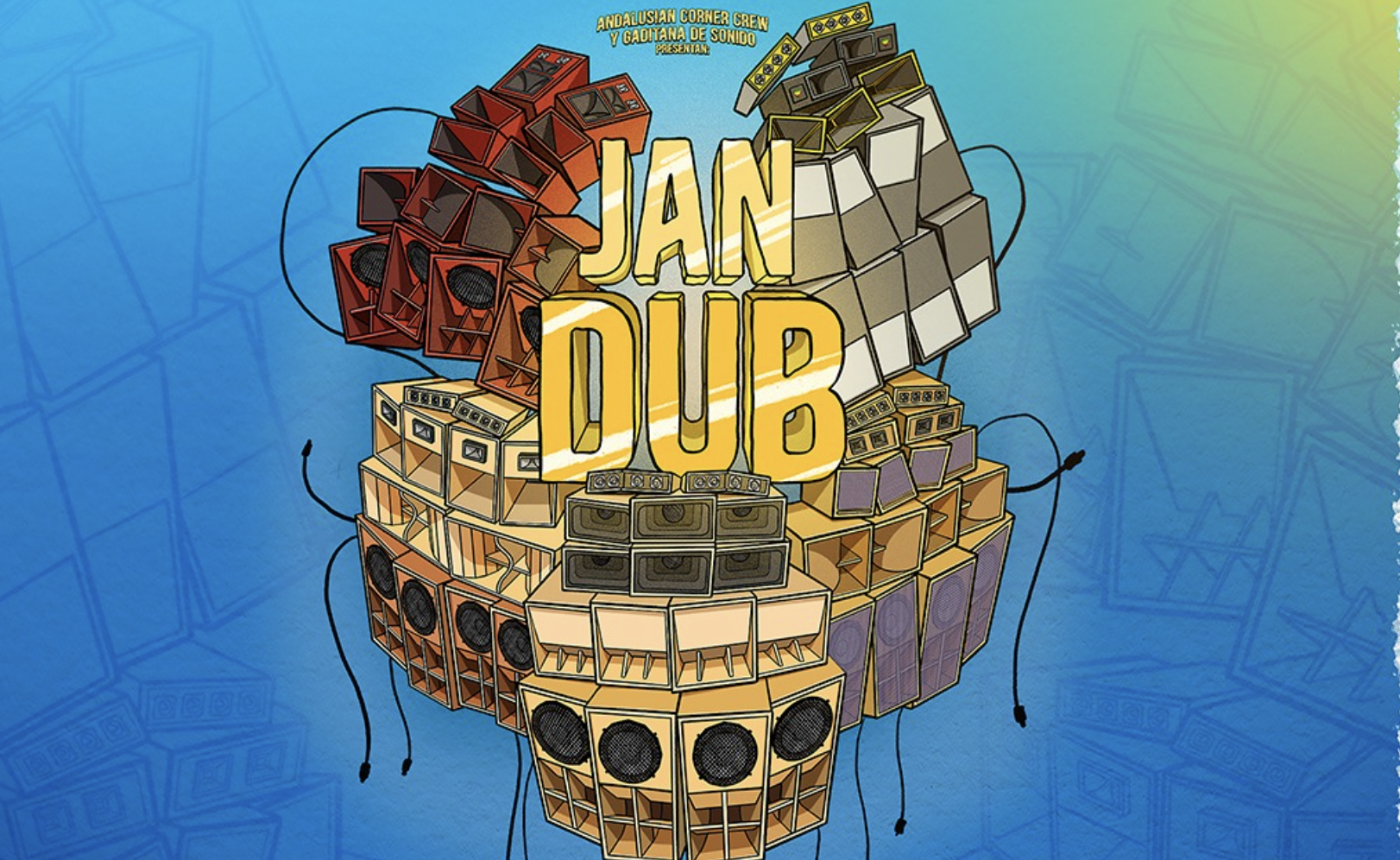 Detalle del cartel del evento en San José del Valle.