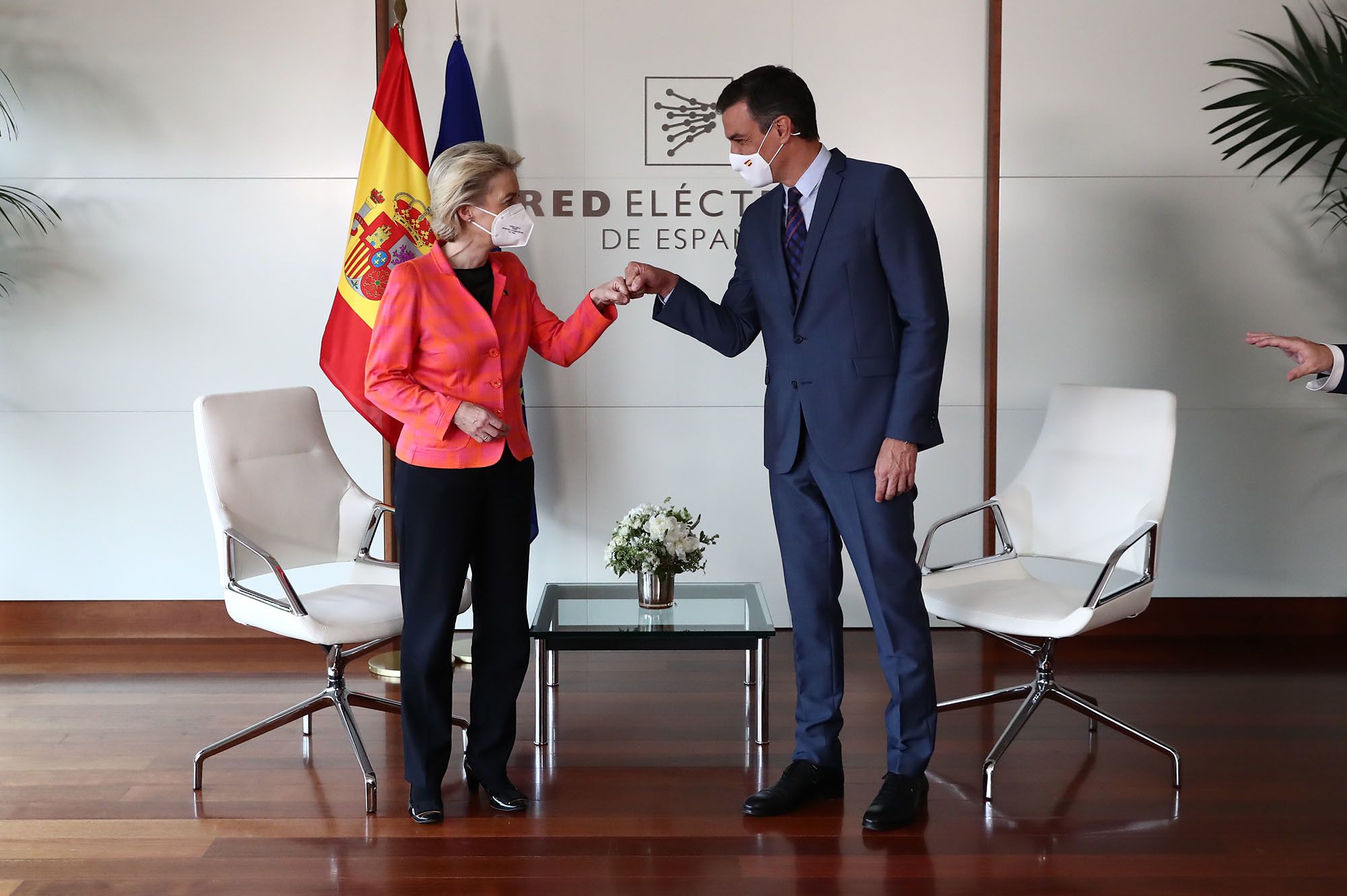 Von der Leyen y Sánchez, en una imagen de archivo.