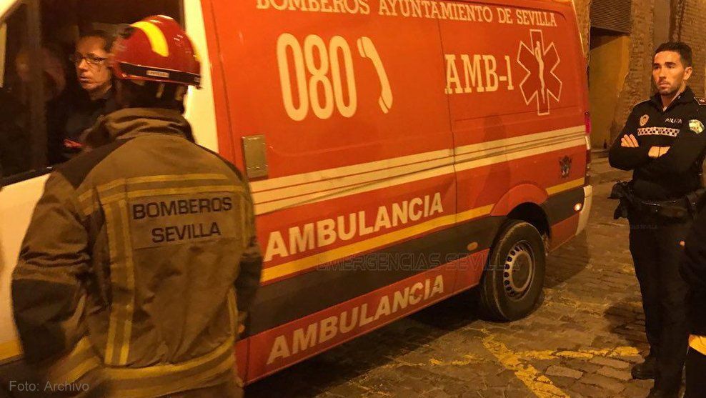 Intervención de Bomberos en Sevilla.