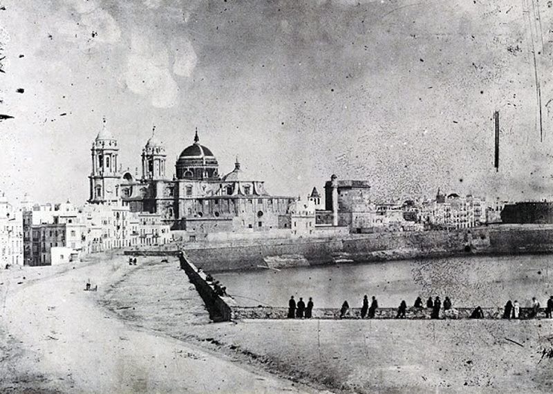Cádiz en una imagen antigua. 
